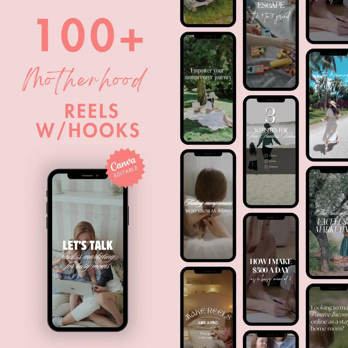 1500 Plus Motherhood Done For You Reels - Sale Ends Tonigh