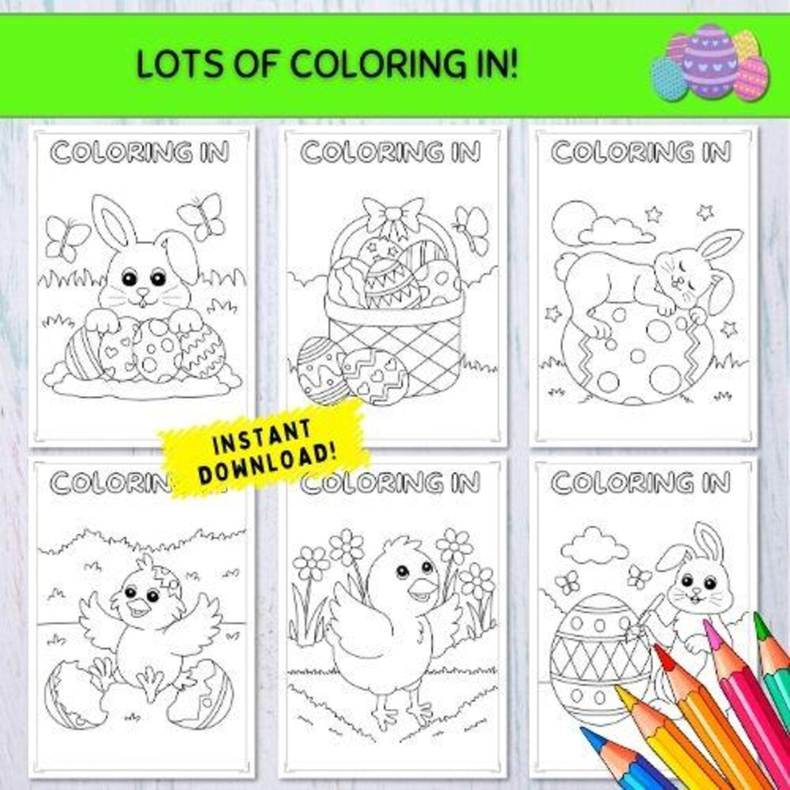 250+ Easter Activity Pack with Worksheets and Coloring Pages