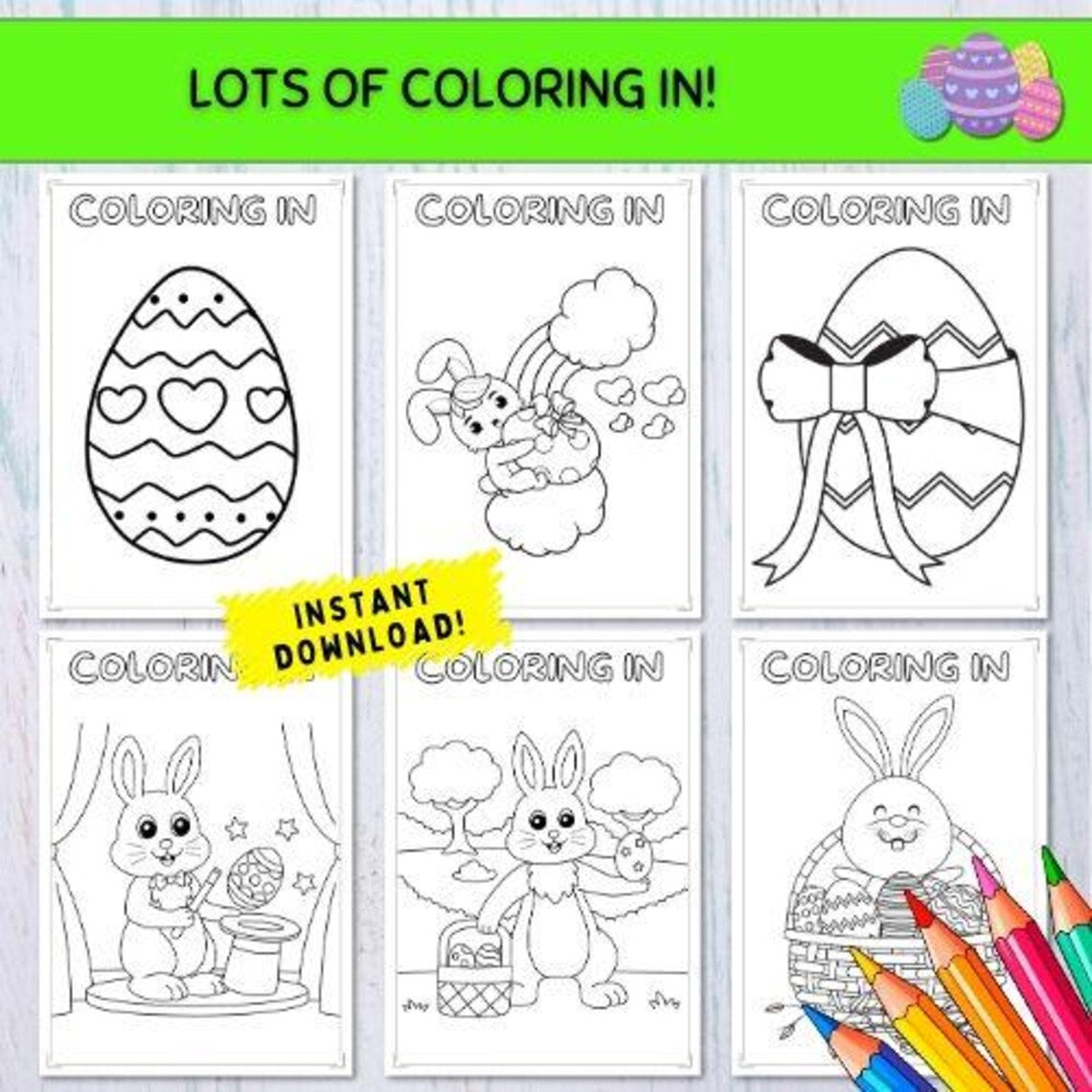 250+ Easter Activity Pack with Worksheets and Coloring Pages