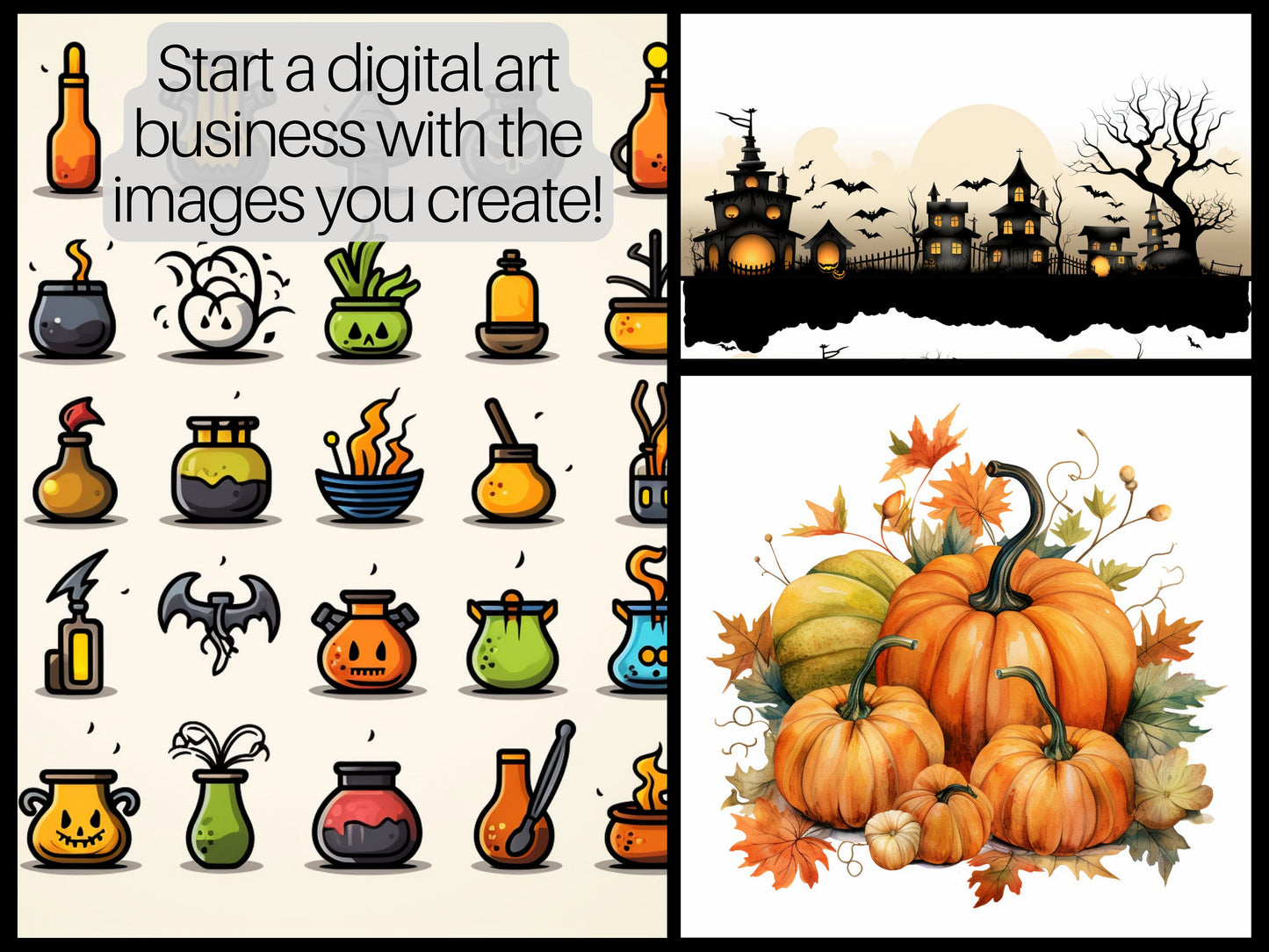 2200 Halloween AI Art Prompts