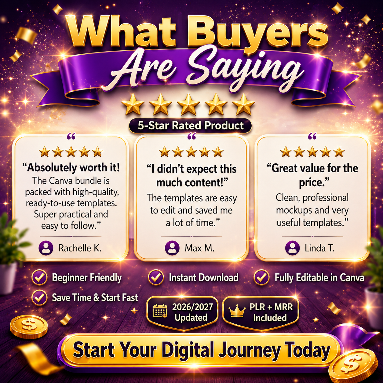 9200+ DFY Canva Templates | Plus 10k+ Additional FREE | PLR MRR Rights (Digital Download)