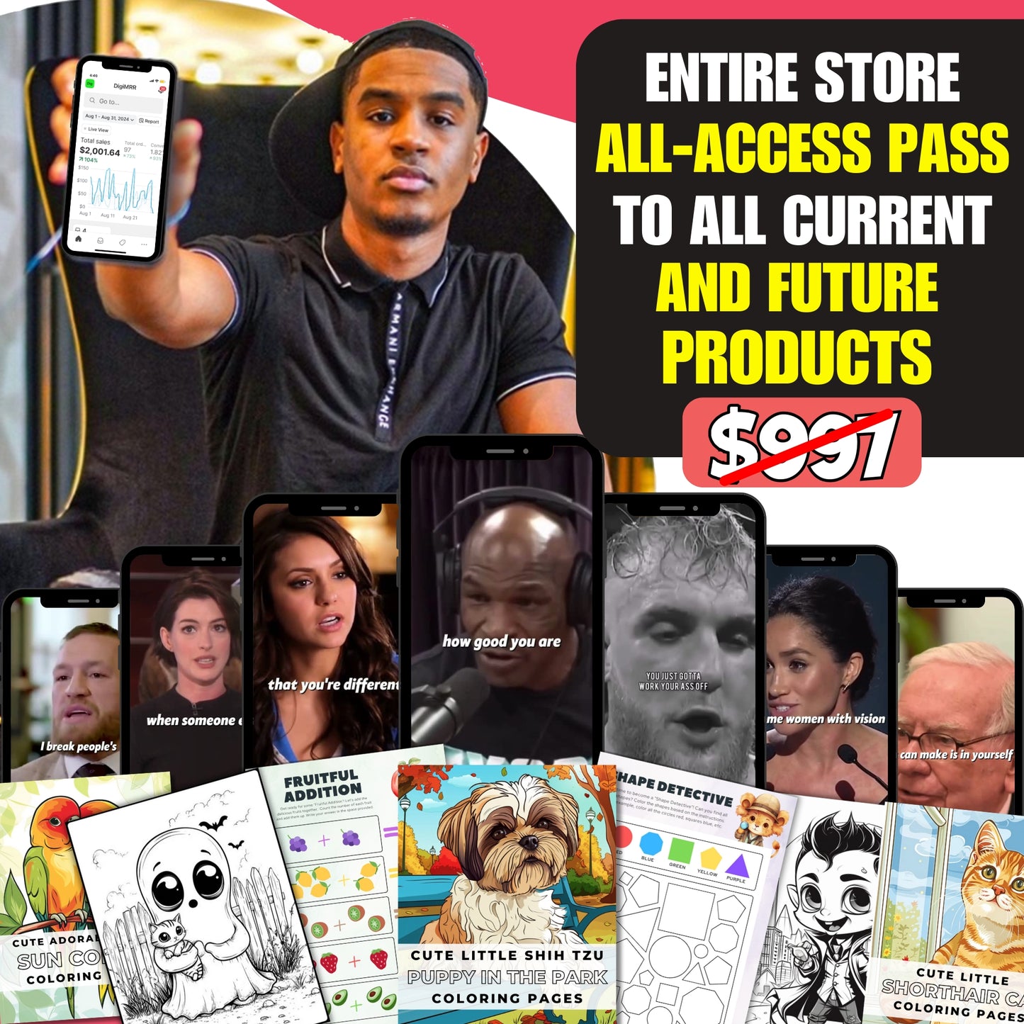 ENTIRE STORE All Access Pass - To All Current and Future Digital Products