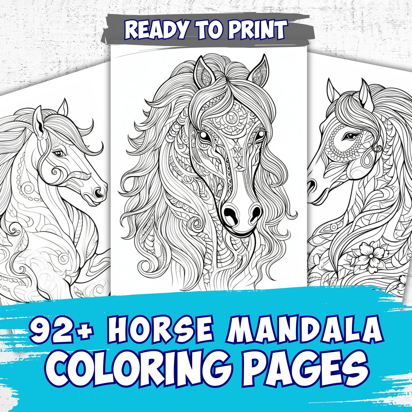 92 Plus Horse Mandala Coloring Pages Ready to Print