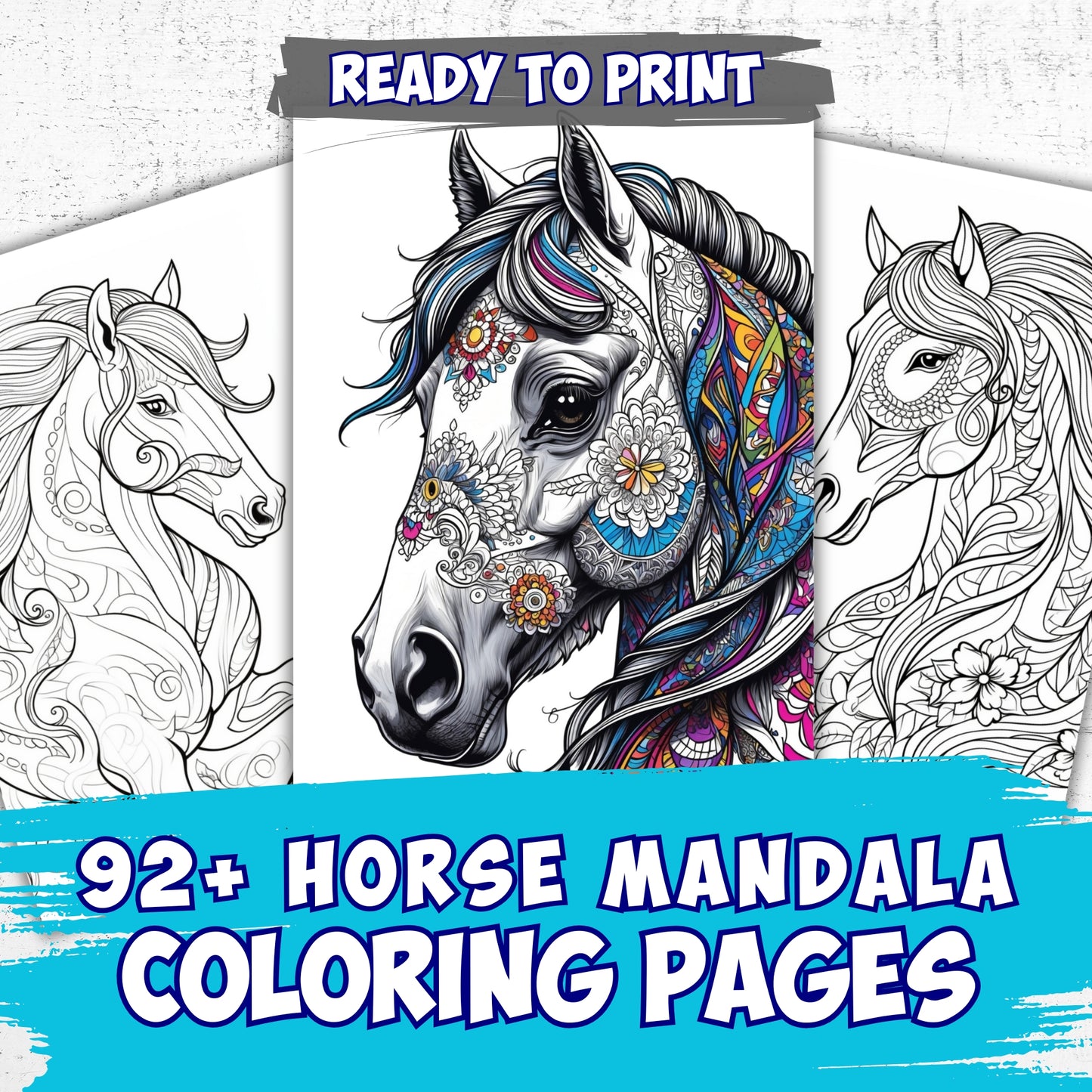 92 Plus Horse Mandala Coloring Pages Ready to Print