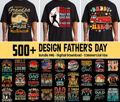 Top Dad Father's Day 820+ Bundle