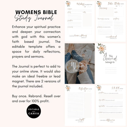 Women's Bible Study Guide Journal
