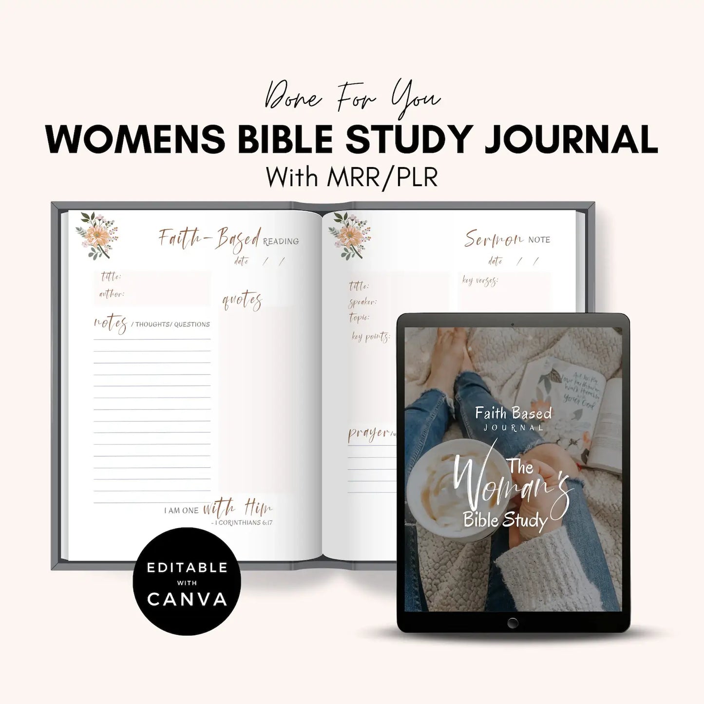 Women's Bible Study Guide Journal