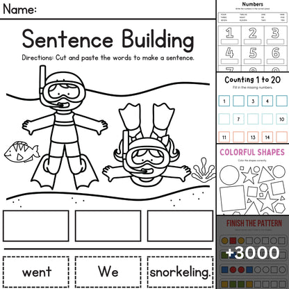 5,000+ Worksheets - Sale Ends Tonight!